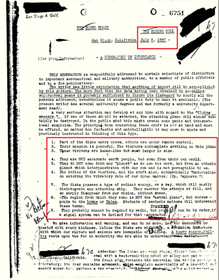 fbi interdimensional ufos | FBI Document: We’ve Been Visited By ‘Beings from another Dimension’